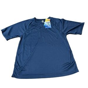 Kanu Surf UPF 50+ T-Shirt Mens Medium Blue Sun Protection Short Sleeve